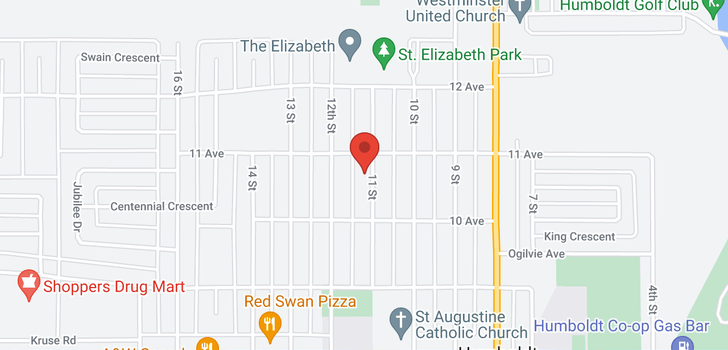 map of 1031 11th ST